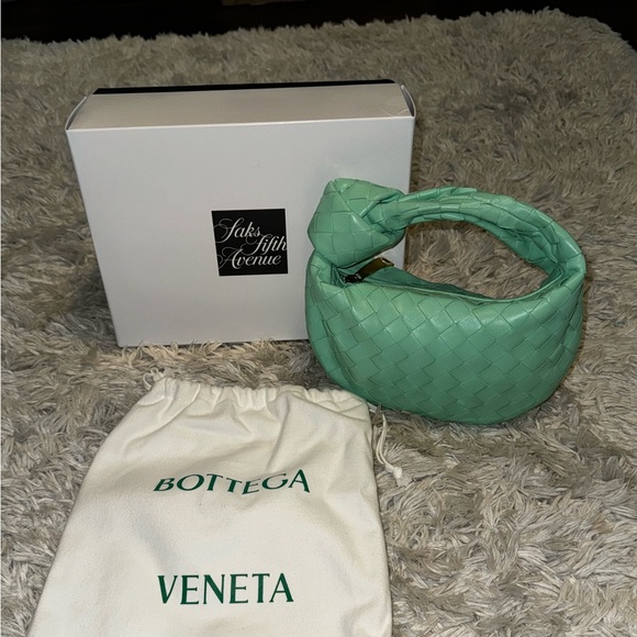 Bottega Veneta Handbags - Bottega Veneta Mini Jodie in Fountain with gold hardware